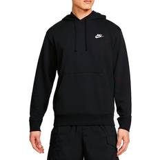 Klær Nike Sportswear Club Pullover Hoodie - Black/Black/White
