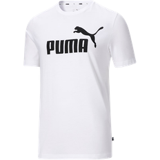 Puma Men T-shirts & Tank Tops Puma Essentials Logo T-shirt - White