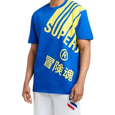 Superdry Energy Barcode T-shirt Unisex - Mazarine Blue