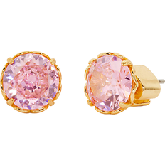 Kate Spade That Sparkle Round Earrings - Pink/Gold