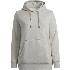 Adidas Women's Adicolor Essentials Hoodie (Plus Size) - Medium Grey Heather