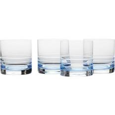Whiskey Glasses Mikasa Cal Blue Ombre Double Old Fashioned Whiskey Glass 14.202fl oz 4
