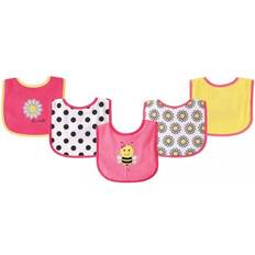 Drool Bibs on sale Luvable Friends Drooler Bibs with Peva Back Bee 5-pack