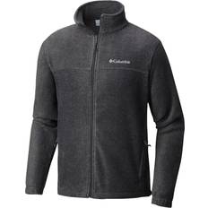 Gray - Men Jackets Columbia Men's Steens Mountain 2.0 Full Zip Fleece Jacket - Charcoal Heather