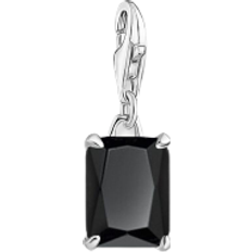 Thomas Sabo Charm Club Collectable Large Charm Pendant - Silver/Black