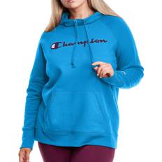 Champion Powerblend Hoodie Plus Size - Balboa Blue