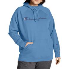 Champion Powerblend Hoodie Plus Size - Team Light Blue