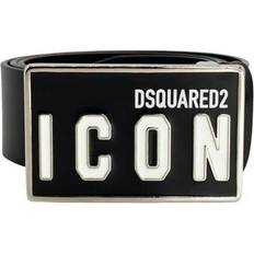 Belte på salg DSquared2 Icon Plaque Belt - Black