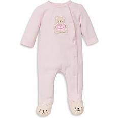 Pajamases Children's Clothing Little Me Bear Footed One-Piece - Pink (LBQ03984N)