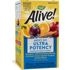 Natures Way Alive Men's 50+ Ultra Potency Complete Multivitamin 60 Stk.