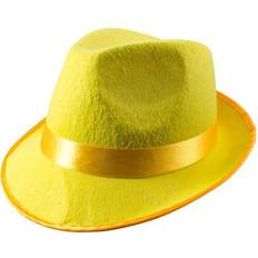 Gul Hatter Folat Felt hat Neon Yellow
