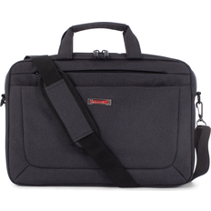 Swiss Mobility Cadence Two Section Briefcase - Charcoal