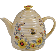 Multicolored Teapots Certified International Bee Sweet 3-D Beehive Teapot Teapot 32fl oz 0.248gal
