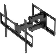 Single stud tv mount Monoprice Titan Series Full Motion Dual Stud Single Arm Wall Mount For Large Up to 70" Inch TVs Displays, Max 99 LBS. 200x200 to 600x400, Black