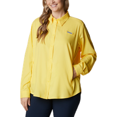 Columbia Women’s PFG Tamiami II Long Sleeve Shirt Plus - Sun Glow