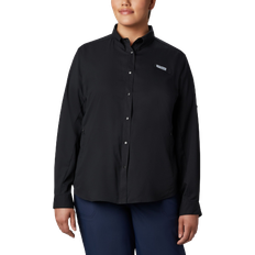 Columbia Women’s PFG Tamiami II Long Sleeve Shirt Plus - Black