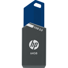 64 GB USB Flash Drives HP HP X900W 64GB Flash Drive USB 3.0 Lightweight Capless Design P
