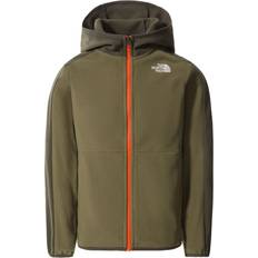 Fleece Jackets The North Face Youth Glacier Full Zip Hoodie - Burnt Olive (NF0A5GBZ-7D6)
