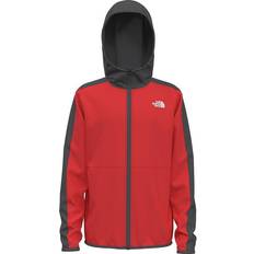 Fleece Jackets The North Face Youth Glacier Full Zip Hoodie - Fiery Red (NF0A5GBZ-15Q)
