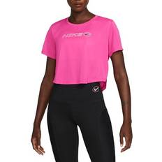 Nike Dri-FIT One Icon Clash Cropped Training Top Women - Active Pink