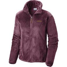 Columbia Women's Fire Side II Sherpa Full Zip Fleece Top - Rich Wine