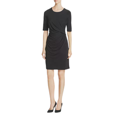 Nic And Zoe Fundamental Drape Dress - Black Onyx