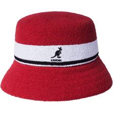 Damen - Rot Hüte Kangol Bermuda Stripe Bucket Hat - Scarlet