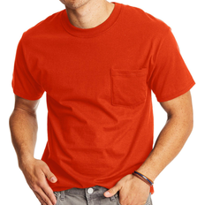 Hanes Beefy-T Pocket T-shirt Unisex - Orange