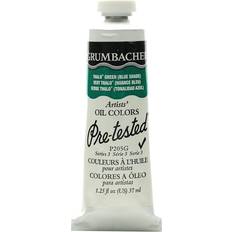 Grumbacher Pre-Tested Oil Color, 37ml Tube, Thalo Green Blue