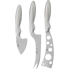 Laurie Gates California Designs Marble and Stainless Steel 3 Piece Cheese Knife Set in White