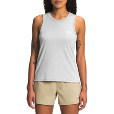 The North Face Women's Simple Logo Tri-Blend Tank - TNF Light Grey Heather