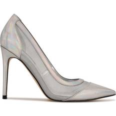 Nine West Francy Pointy Toe - Silver