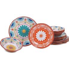 Melamine Dinner Sets Certified International Vera Cruz Dinner Set 12