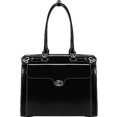 Leather Briefcases McKlein Winnetka Italian Leather Briefcase 15" - Black