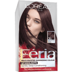 Brown Hair Dyes & Color Treatments L'Oréal Paris Féria Multi-Faceted Shimmering Color #36 Deep Burgundy Brown
