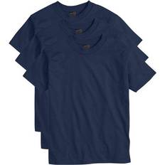 Hanes Kid's Beefy-T T-shirt 3-pack - Navy (O5380)