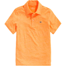 Vineyard Vines Boy's St. Jean Stripe Sankaty Polo - Neon Creamsicle (3G010130)