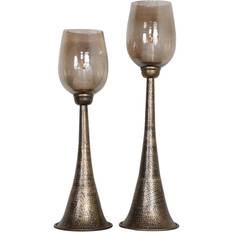 Glass Candle Holders Uttermost Badal Candle Holder 83.8cm 2pcs