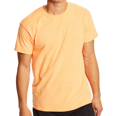 Hanes X-Temp Crewneck Short-Sleeve T-shirt 2-pack Unisex - Neon Orange Heather