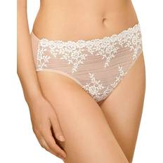 Wacoal Embrace Lace Hi-Cut Brief - Sand/Ivory