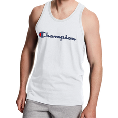 Champion Classic Graphic Script Logo Tank Top Unisex - White