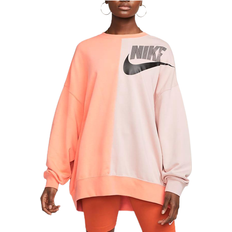 Nike Sportswear Over-Oversized Fleece Dance Sweatshirt Women's - Crimson Bliss/Pink Oxford