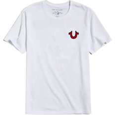True Religion Men - White Tops True Religion Felt Buddha Logo T-shirt - White