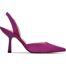 Nine West Hurry Snip Toe - Purple Suede