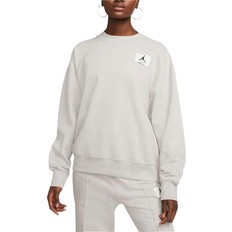 Nike Jordan Essentials Fleece Crew Sweatshirt Women's - Light Iron Ore