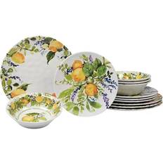 Certified International Lemon Zest Dinner Set 12pcs