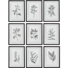 Uttermost Farmhouse 9-pack Framed Art 18x23" 9