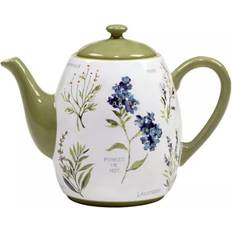 Multicolored Teapots Certified International Fresh Herbs Teapot 0.89L