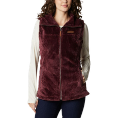 Columbia Women's Fire Side Sherpa Vest - Malbec Stripe