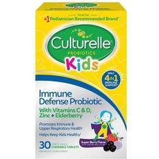 Probiotic for kids iHealth Culturelle Kids Immune Defense Probiotic Chewable 30ct (Elderberry)